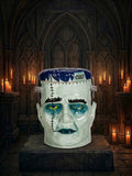 Frankenstein Monster Ceramic Cookie Jar — Gothic Kitchen Canister