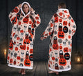 Oversized Halloween Sherpa Hoodie — Wearable Blanket