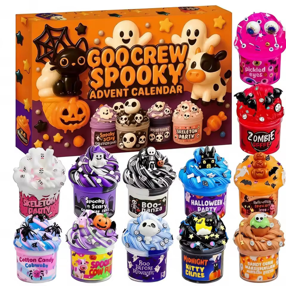 Halloween Slime Advent Calendar — 24 Days of Spooky Surprises