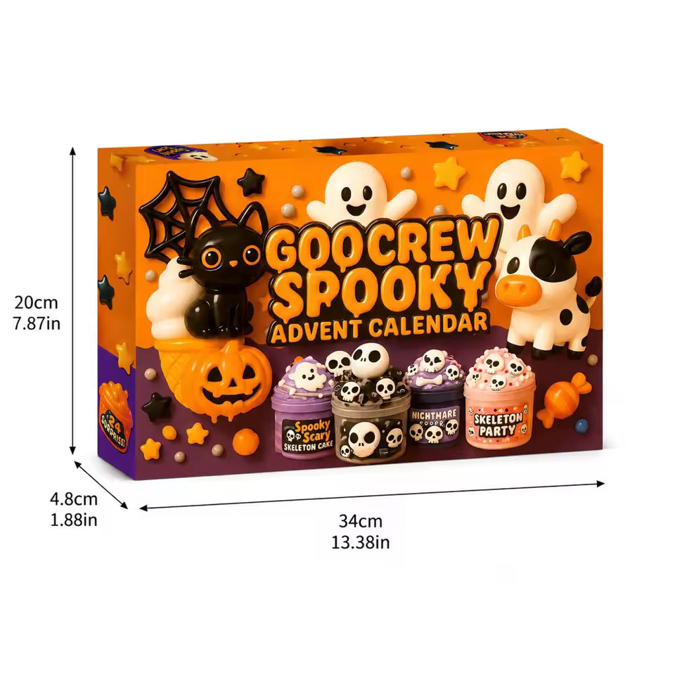 Halloween Slime Advent Calendar — 24 Days of Spooky Surprises