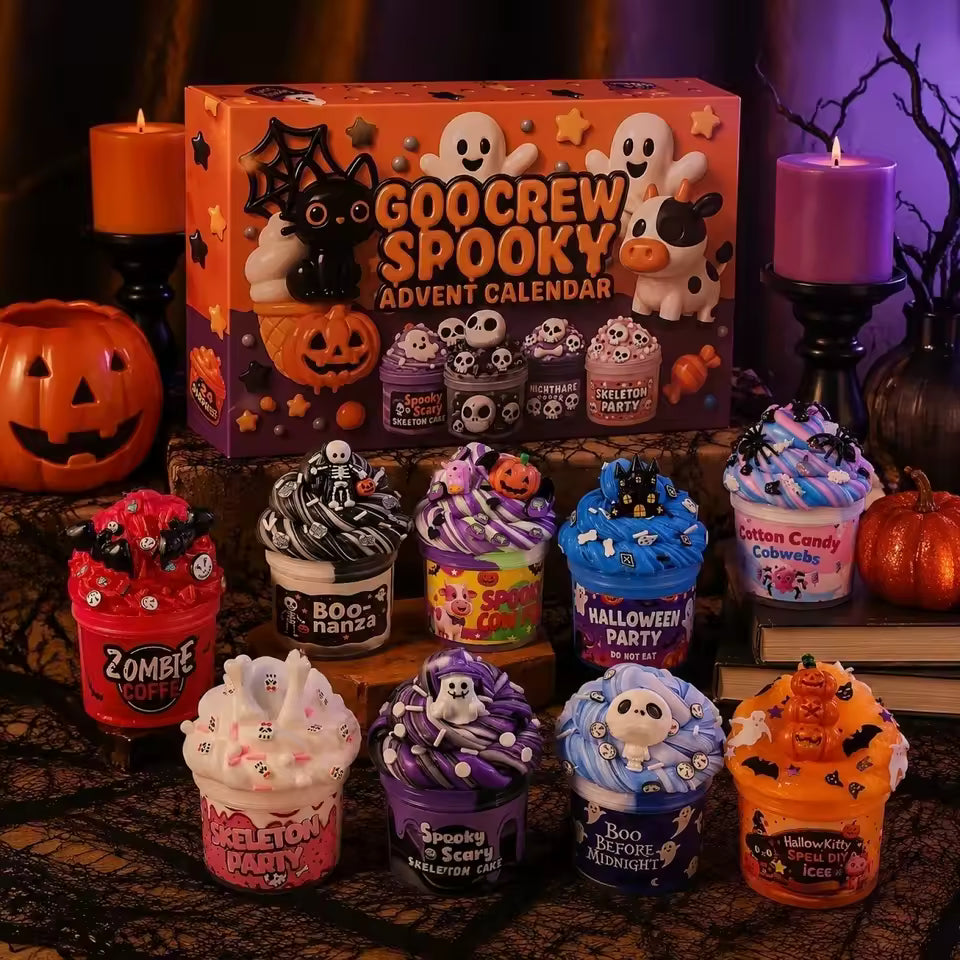 Halloween Slime Advent Calendar — 24 Days of Spooky Surprises