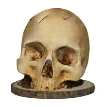 Skull-Shaped Knife Holder — Gothic Kitchen Decor